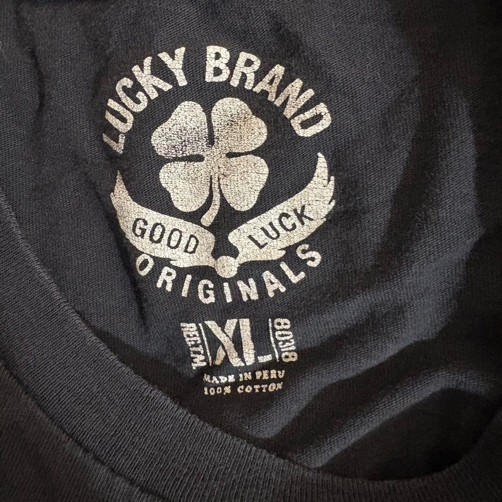 Lucky Brand Men's Black Graphic Tee